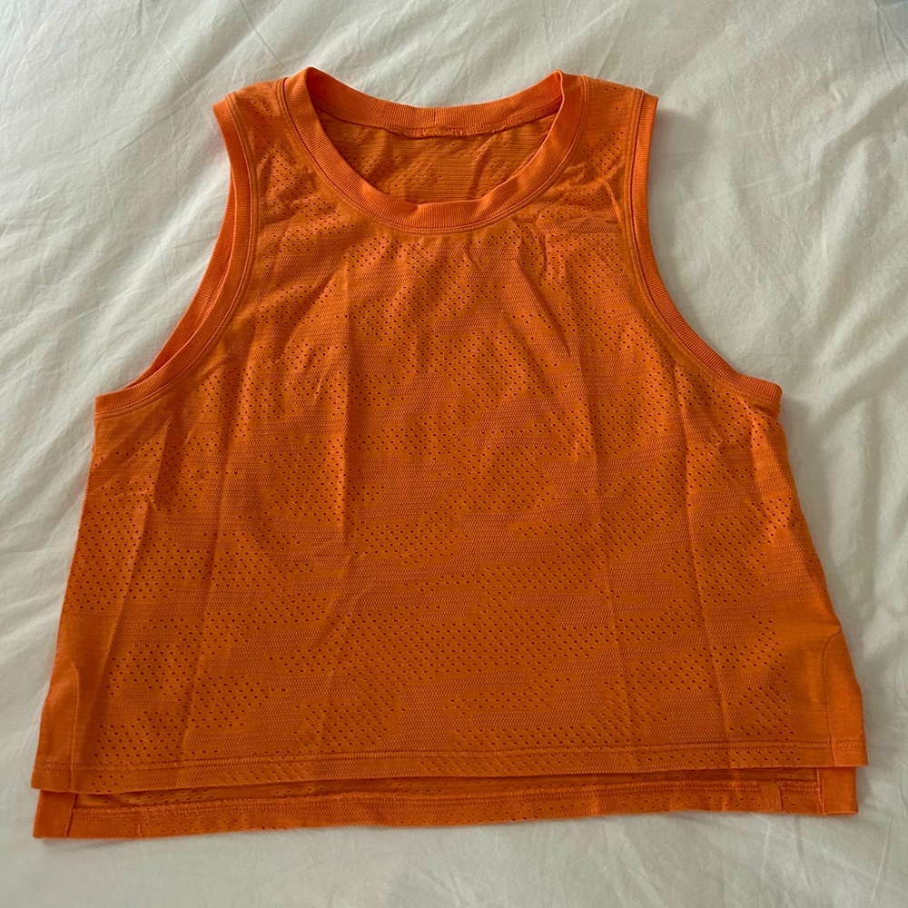 Lululemon athletic crop muscle tank top